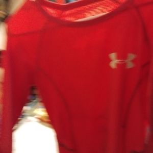 Pink Under Armour Spandex material shirt